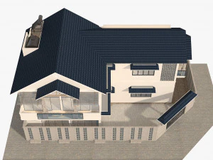 corner house 3D Model