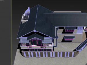 corner house 3D Model