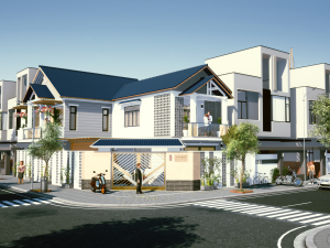 corner house Model 3D