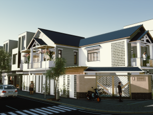 corner house Model 3D