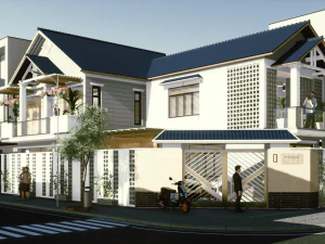 corner house 3D Model