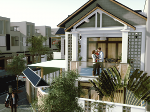corner house Model 3D