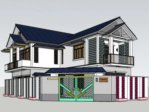 corner house 3D Model