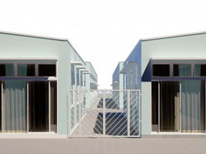 social housing unit Model 3D