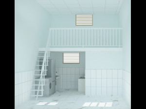 social housing unit Model 3D