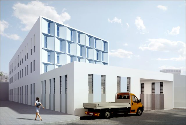 garment factory building 3D Model .c4d .max .obj .3ds .fbx .stl .blend