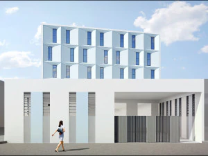 garment factory building 3D Model