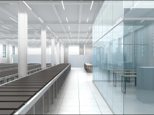 garment factory building 3D Model