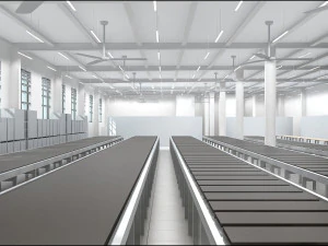 garment factory building 3D Model