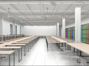 garment factory building 3D Model