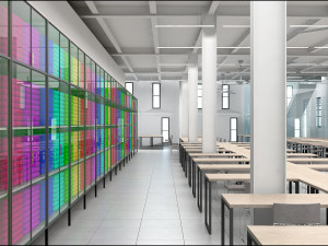 garment factory building Model 3D