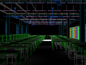 garment factory building Model 3D