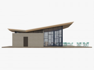 park plaza coffee shop 3D Model