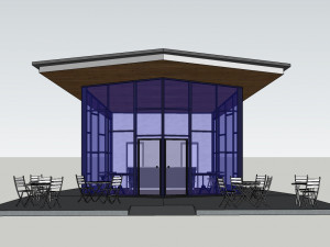 park plaza coffee shop 3D Model