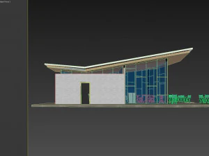 park plaza coffee shop 3D Model