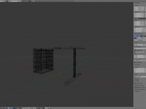 computer desk 3D-Modell