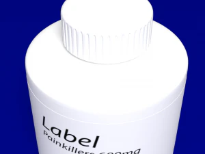 painkiller-medicine bottle 3D Model