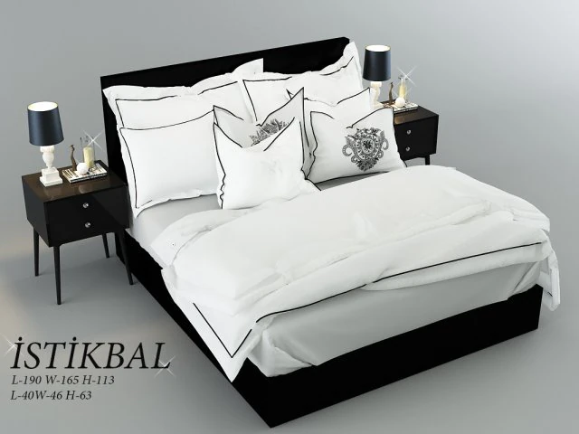 stkbal yatak 3D Model .c4d .max .obj .3ds .fbx .stl .blend 