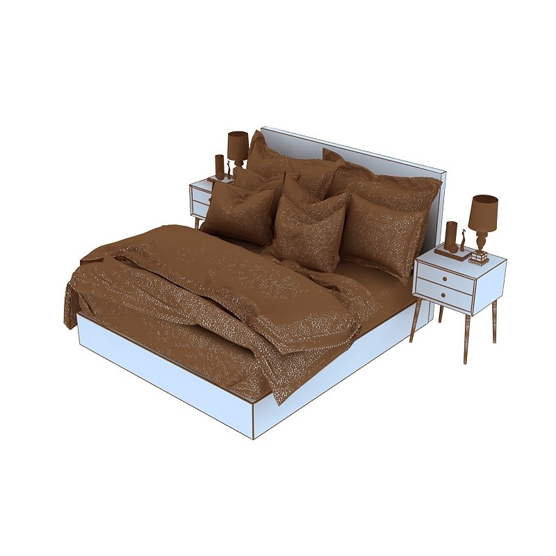 STKBAL YATAK Free 3D Model in Bedroom 3DExport