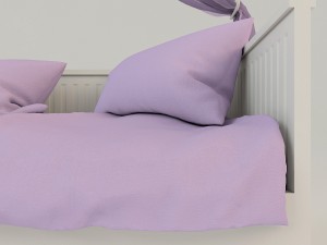 childrens canopy bed Modello 3D