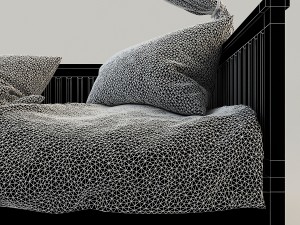 childrens canopy bed Modello 3D