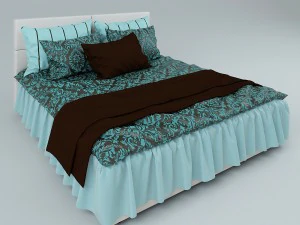 кровать Линда 3D Модель