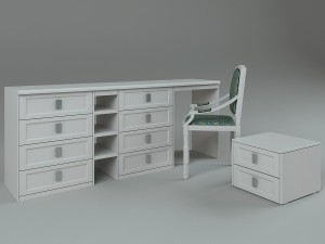 furniture for bedroom 3D मॉडल