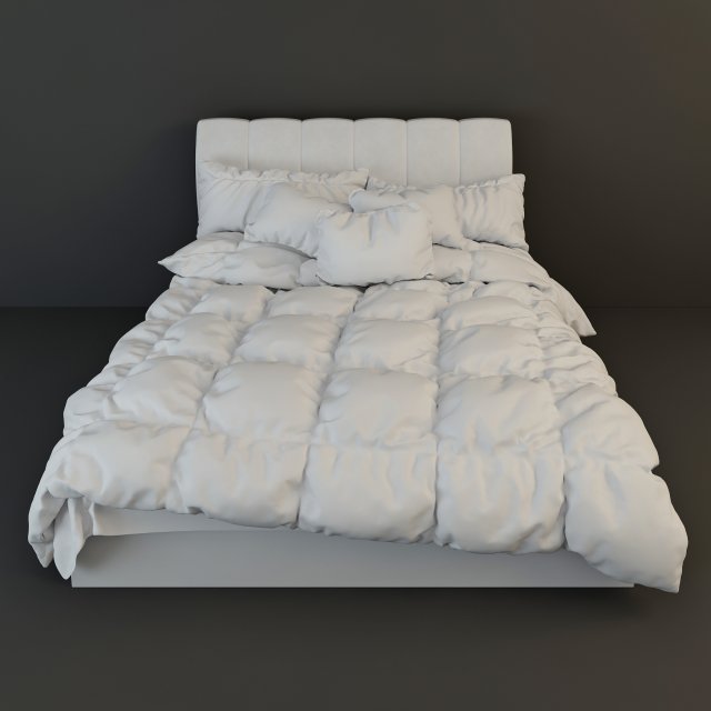 bed florence laguna 3D Model .c4d .max .obj .3ds .fbx .stl .blend 