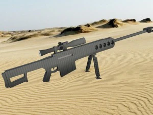 baretta m107 3D Model