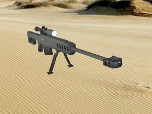 baretta m107 Model 3D