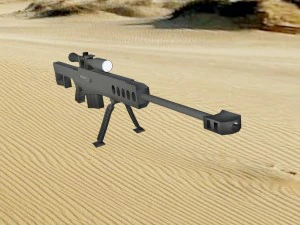 baretta m107 3D Model