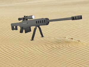 baretta m107 Model 3D