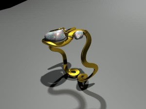 etno ring 3D Model