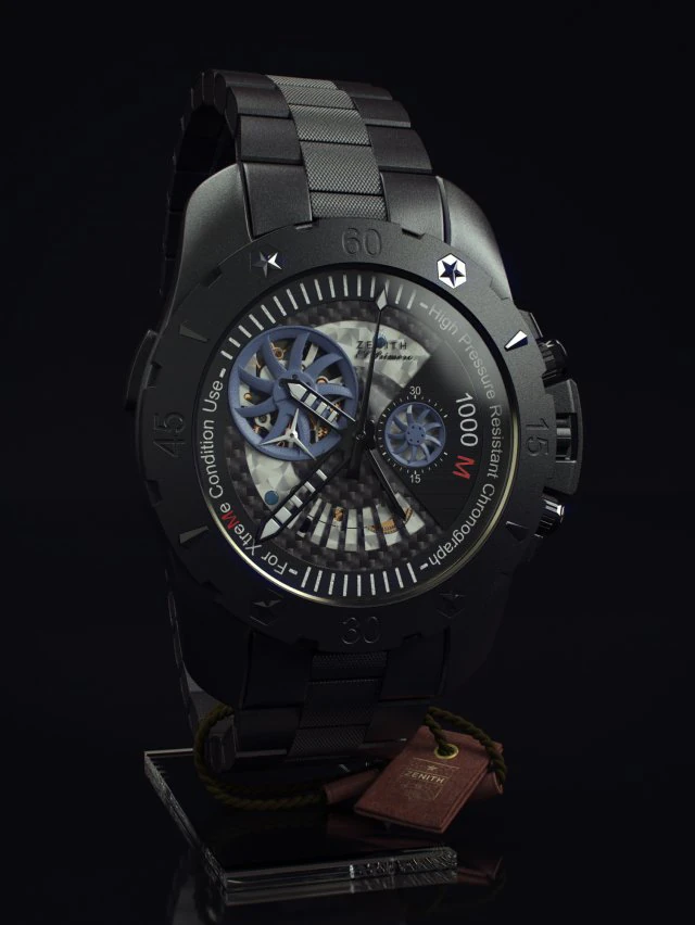 zenith defy xtreme 3D Model .c4d .max .obj .3ds .fbx .stl .blend