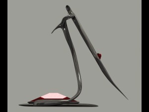 snake necklace display stand 3D Model