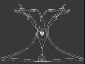 snake necklace display stand 3D Model