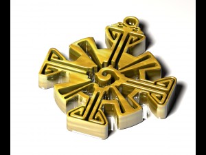 hunab ku pendant 3D प्रिंट मॉडल