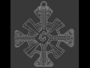 hunab ku pendant 3D प्रिंट मॉडल