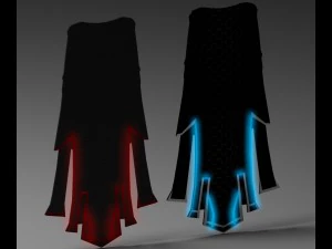 completistische cape-concepten 3D Model