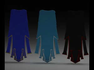 completistische cape-concepten 3D Model