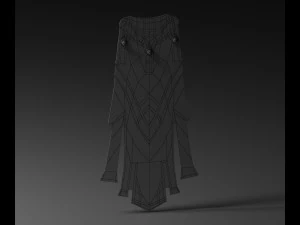 completistische cape-concepten 3D Model
