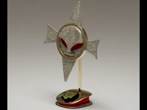 마야 외계인 상징 조상 3D 모델