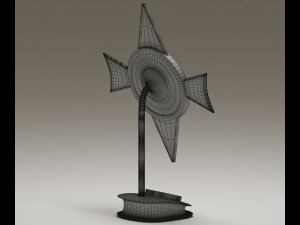 mayan alien emblem statuette 3D मॉडल