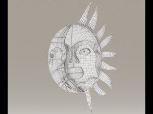 sun moon Modelo 3D