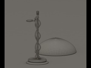 table lamp 3D मॉडल