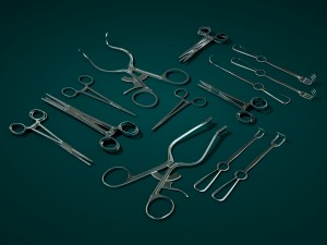 surgical instruments 3D 모델