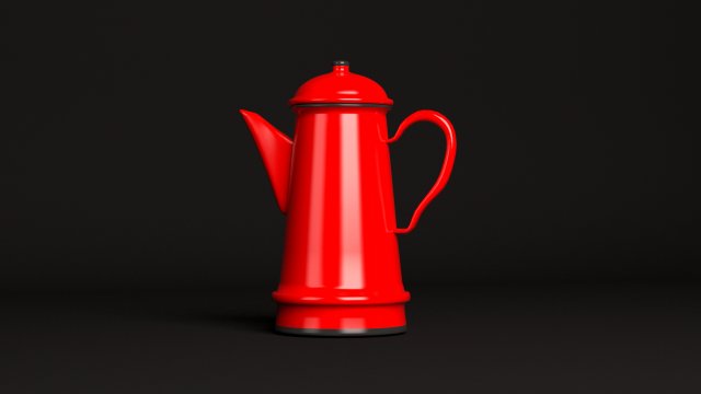 western teapots 3D Model .c4d .max .obj .3ds .fbx .stl .blend