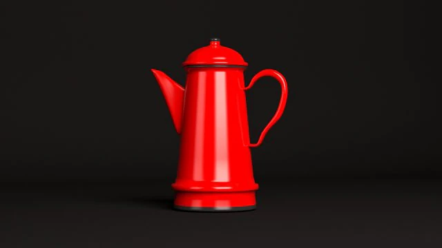 western teapots 3D Model .c4d .max .obj .3ds .fbx .stl .blend