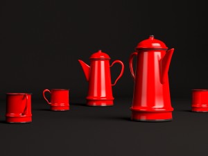 western teapots 3D Model