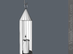 medieval lantern 3D मॉडल